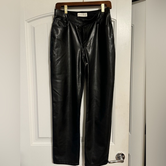 Abercrombie & Fitch Pants - Ladies Abercrombie & Fitch black Leather pants size 4